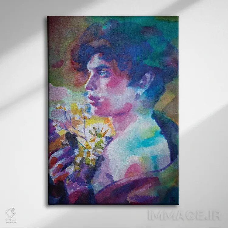 تابلو دکوراتیو رمانتیک اثر کاترینا بورتسووا - نمای روبهرو روی دیوار