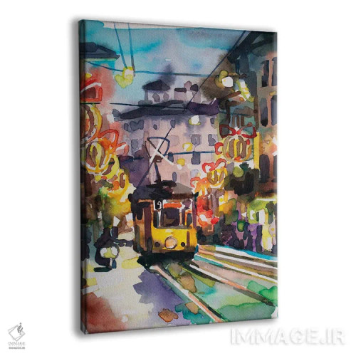 تابلو دکوراتیو کریسمس در میلان اثر کاترینا بورتسووا - نمای پرسپکتیو محصول