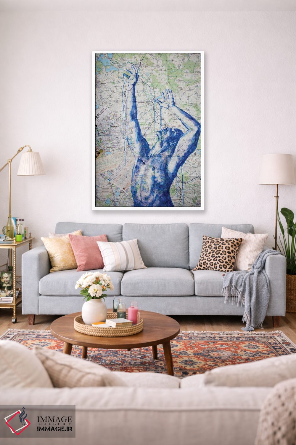 تابلو دکوراتیو به دام انداختن لایپزیگ اثر کاترینا بورتسووا - D1W