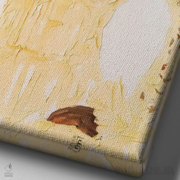 تابلو دکوراتیو ملکه برفی اثر کاترینا بورتسووا - نمای نزدیک بافت بوم