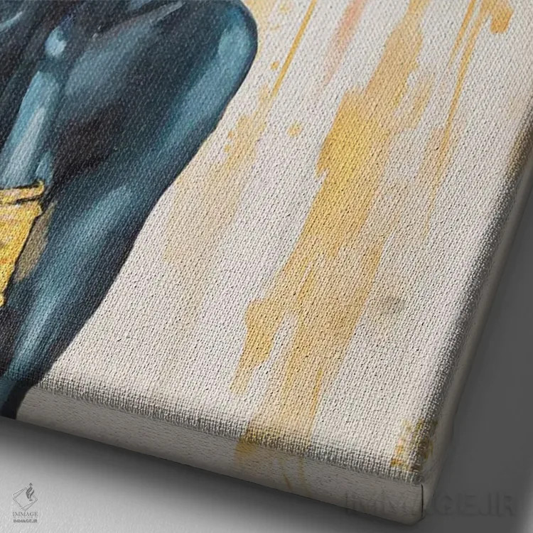 تابلو دکوراتیو آزادی اثر کاترینا بورتسووا - نمای نزدیک بافت بوم