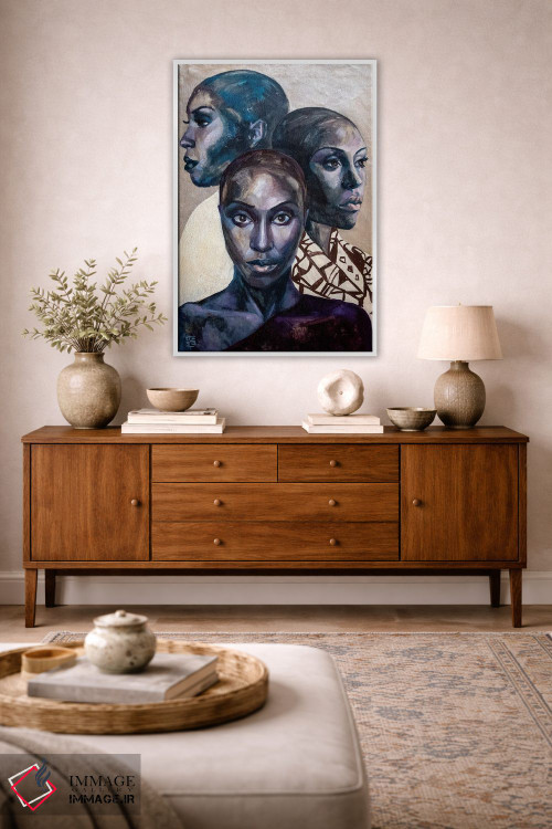 تابلو دکوراتیو زن شگفت انگیز اثر کاترینا بورتسووا - D1W