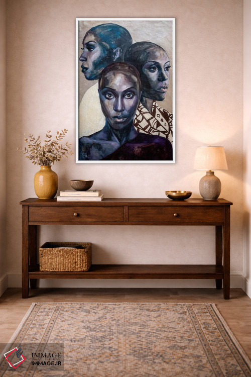 تابلو دکوراتیو زن شگفت انگیز اثر کاترینا بورتسووا - D2W