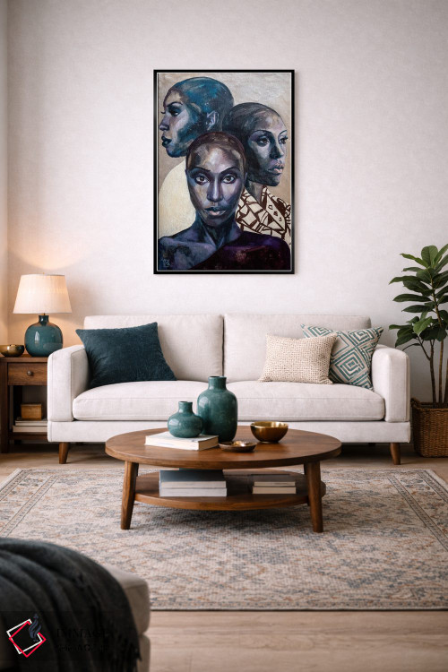 تابلو دکوراتیو زن شگفت انگیز اثر کاترینا بورتسووا - D3B