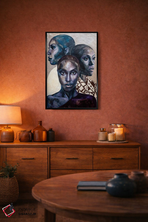 تابلو دکوراتیو زن شگفت انگیز اثر کاترینا بورتسووا - D4B