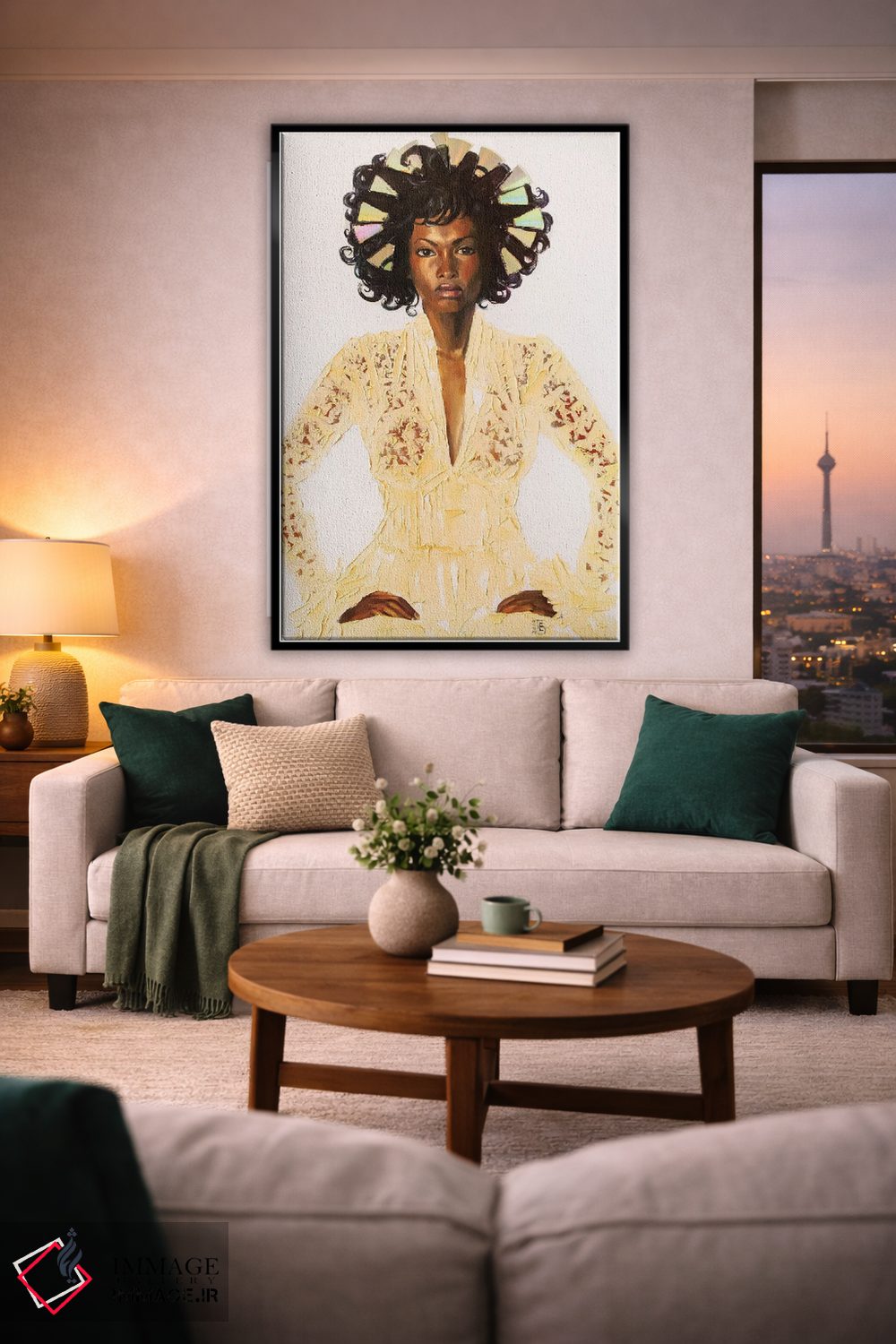 تابلو دکوراتیو ملکه برفی اثر کاترینا بورتسووا - D2B