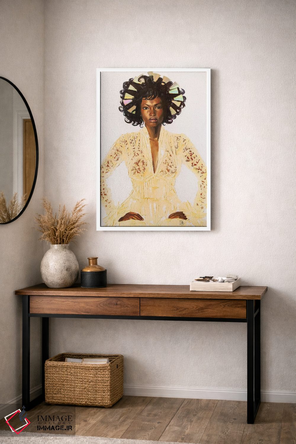 تابلو دکوراتیو ملکه برفی اثر کاترینا بورتسووا - D3W