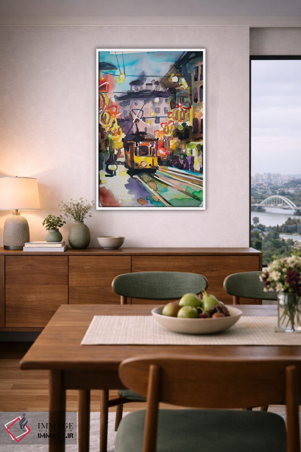 تابلو دکوراتیو کریسمس در میلان اثر کاترینا بورتسووا - D6W