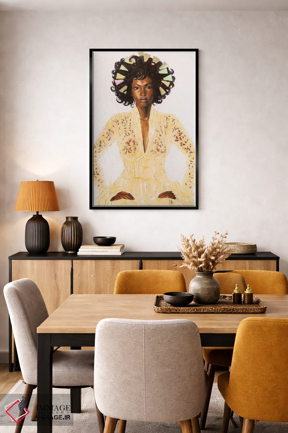 تابلو دکوراتیو ملکه برفی اثر کاترینا بورتسووا - D6B