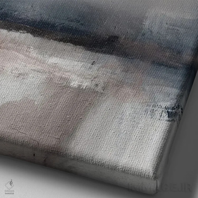 تابلو انتزاعی توانمند ۱ اثر کارین تونیا گریم - نمای نزدیک بافت بوم