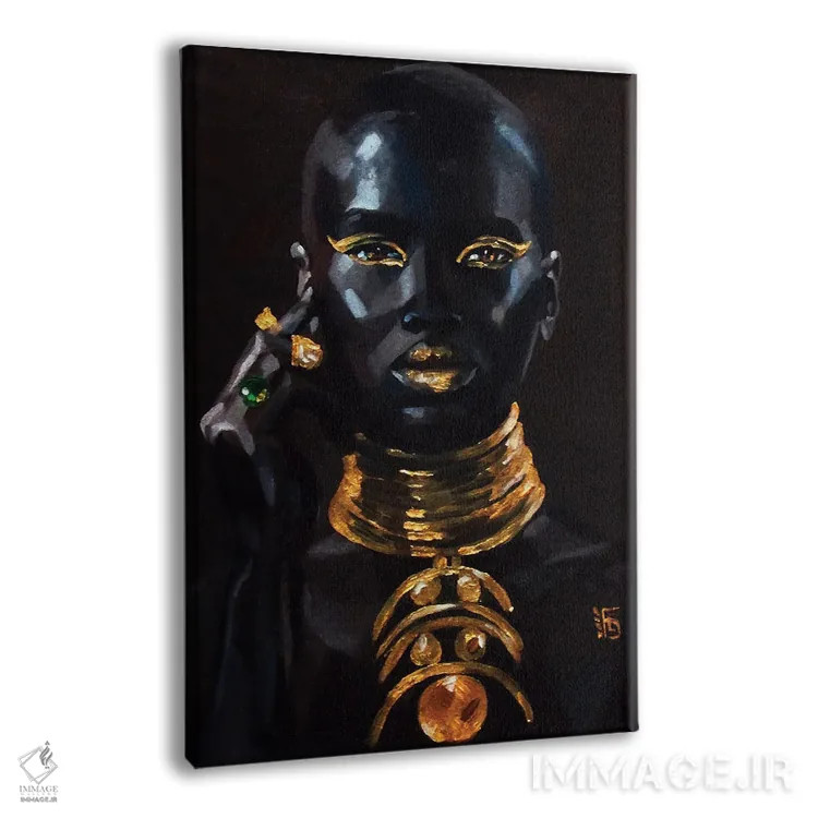 تابلو دکوراتیو طلا اثر کاترینا بورتسووا - نمای پرسپکتیو محصول