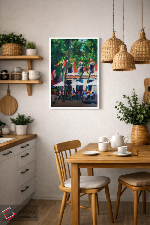 تابلو دکوراتیو کافه شهری اثر کاترینا بورتسووا - D2W