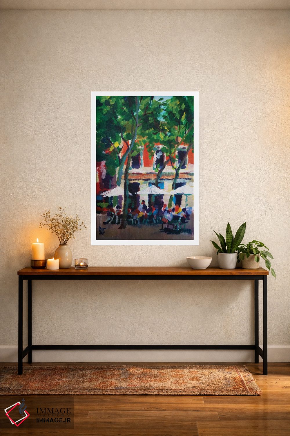 تابلو دکوراتیو کافه شهری اثر کاترینا بورتسووا - D3W