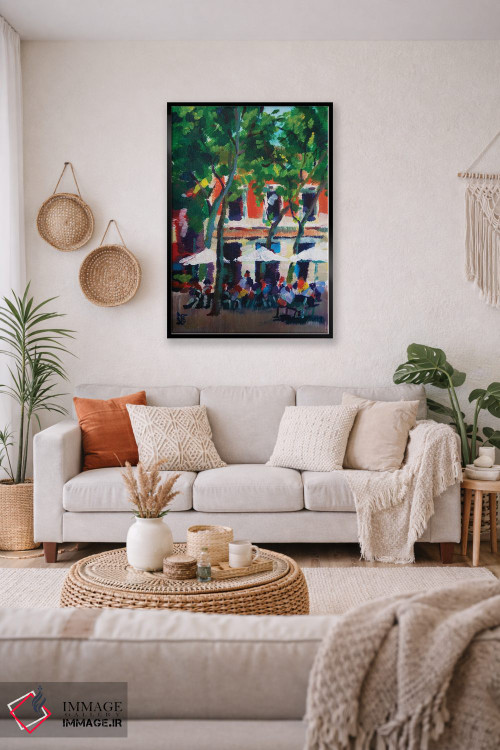 تابلو دکوراتیو کافه شهری اثر کاترینا بورتسووا - D5B