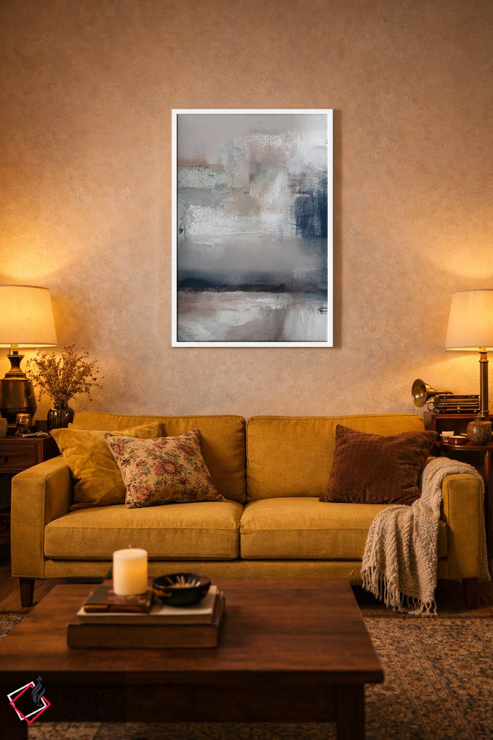 تابلو انتزاعی توانمند ۱ اثر کارین تونیا گریم - D2W