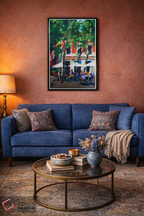 تابلو دکوراتیو کافه شهری اثر کاترینا بورتسووا - D6B