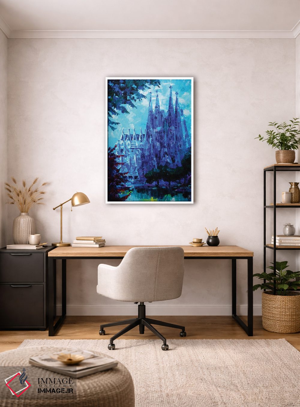 تابلو دکوراتیو ساگرادا فامیلیا بارسلونا اثر کاترینا بورتسووا - D3W