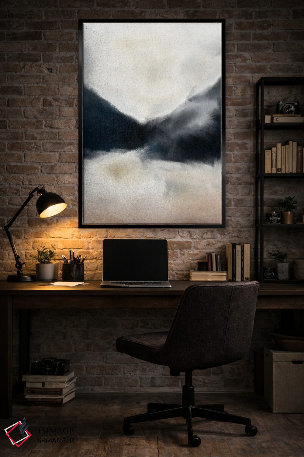 تابلو انتزاعی مجموعه کوه ها II اثر کارین تونیا گریم - D4B