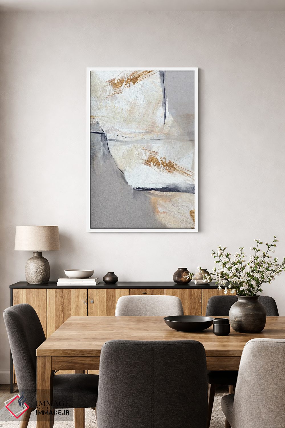 تابلو مینیمال آرام گرفته VII اثر کارین تونیا گریم - D3W