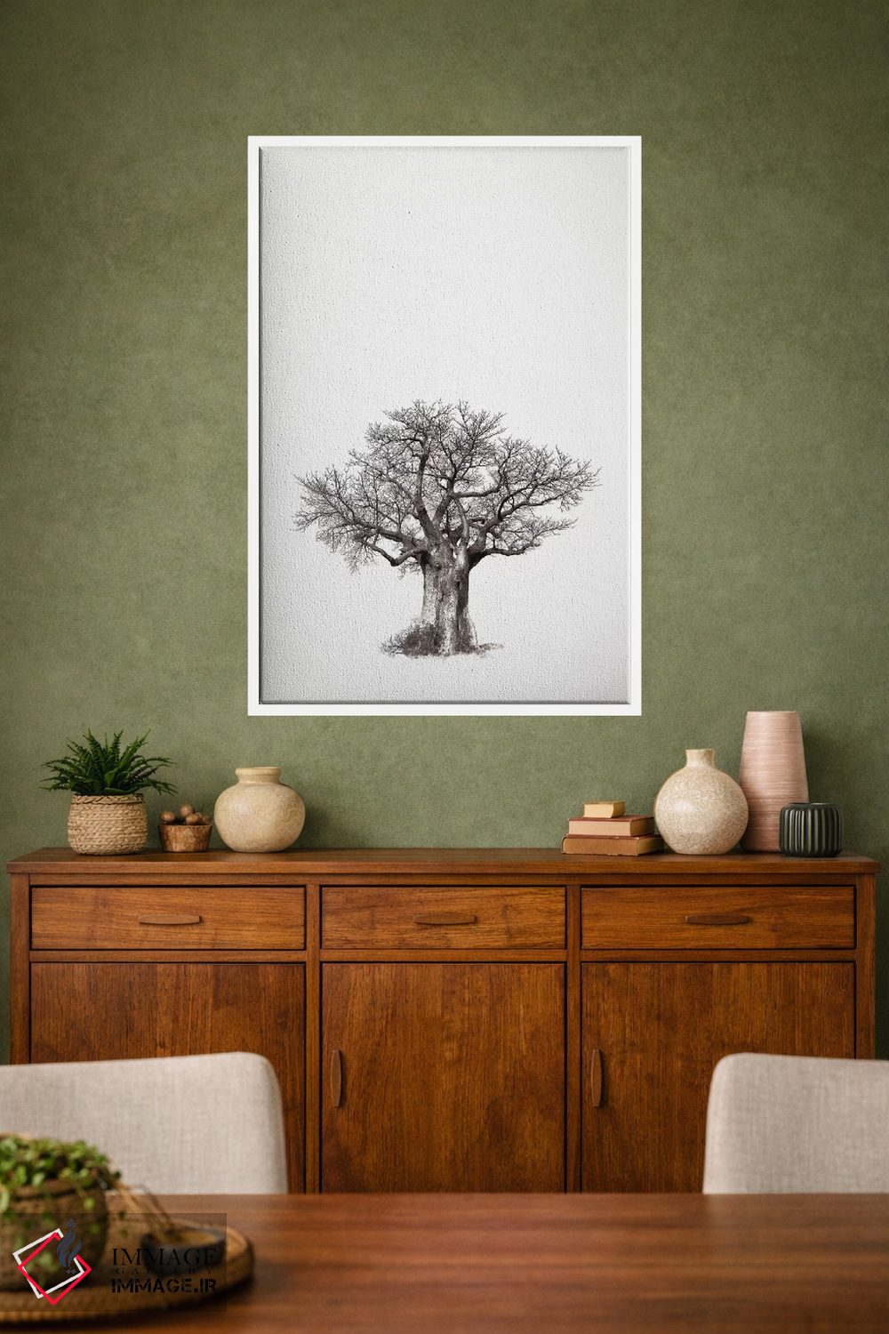 تابلو مینیمال میراث بائوباب IV اثر کلاوس تیدگه - D1W