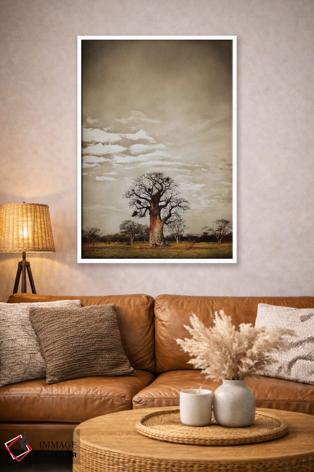 تابلو مینیمال سلسله مراتب بائوباب V اثر کلاوس تیدگه - D2W