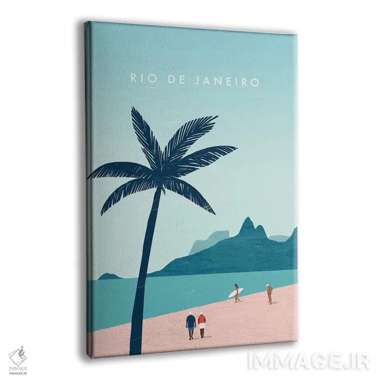 تابلو دکوراتیو ریو دو ژانیرو اثر کاتینکا رینکه - نمای پرسپکتیو محصول