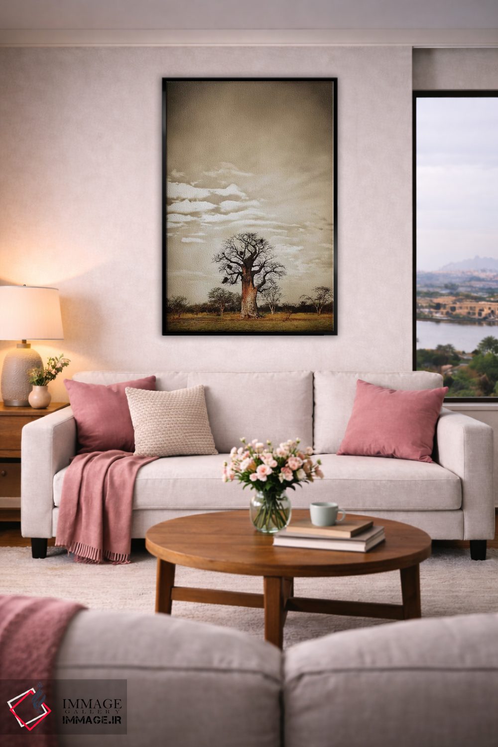 تابلو مینیمال سلسله مراتب بائوباب V اثر کلاوس تیدگه - D5B