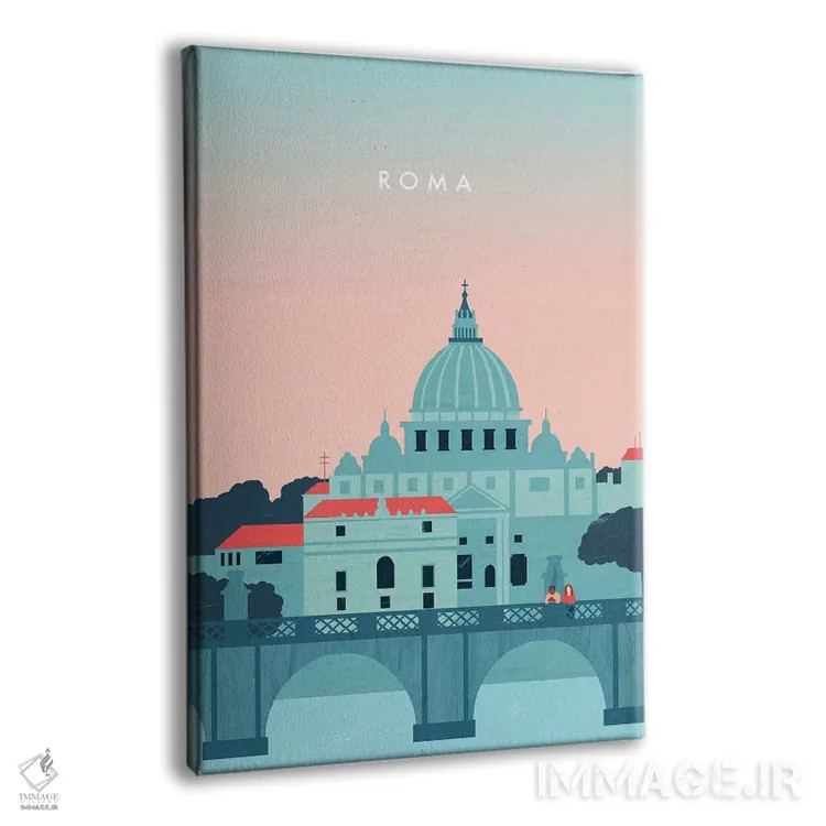 تابلو دکوراتیو رم اثر کاتینکا رینکه - نمای پرسپکتیو محصول