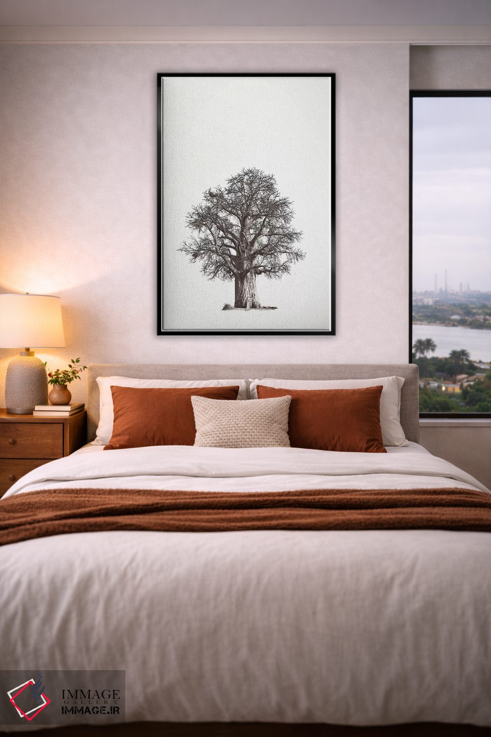 تابلو مینیمال میراث بائوباب II اثر کلاوس تیدگه - D6B