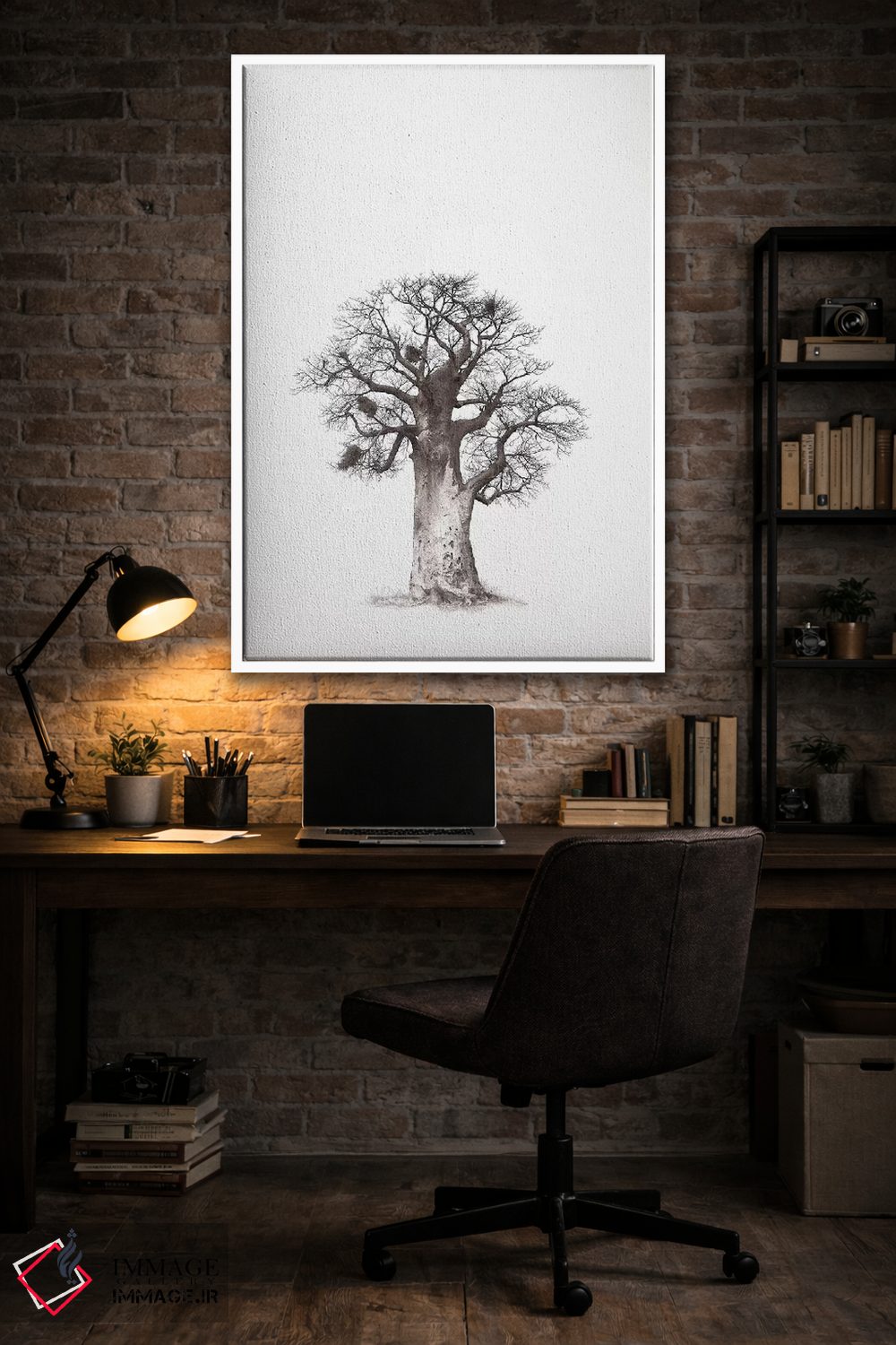 تابلو مینیمال میراث بائوباب V اثر کلاوس تیدگه - D5W