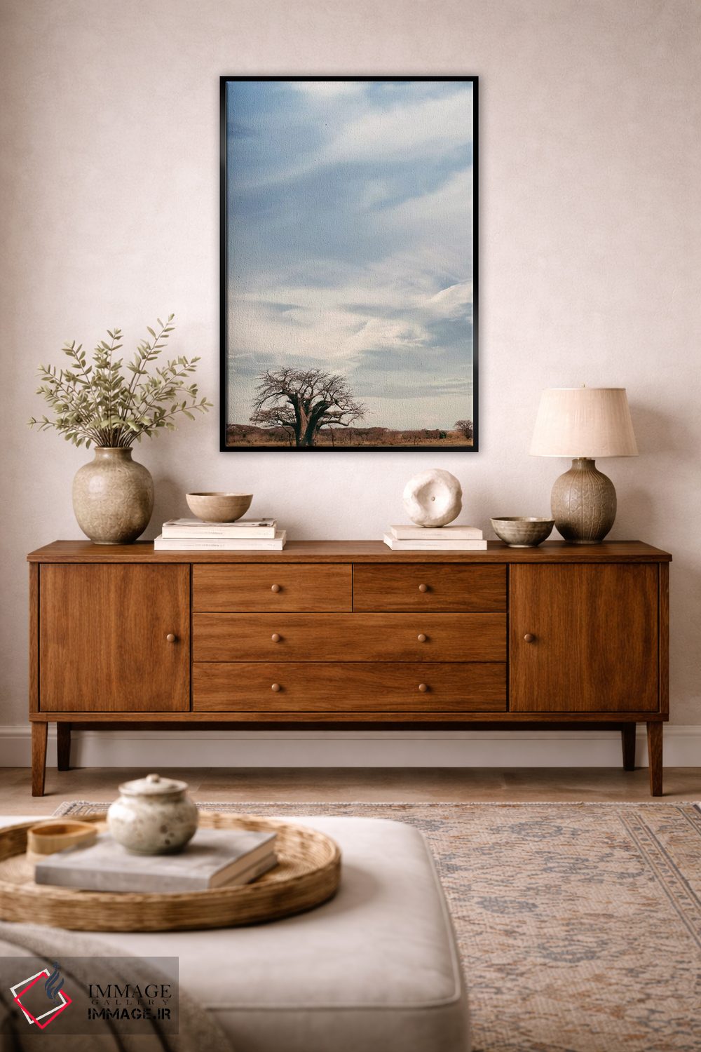 تابلو دکوراتیو بائوباب نای نای V اثر کلاوس تیدگه - D4B