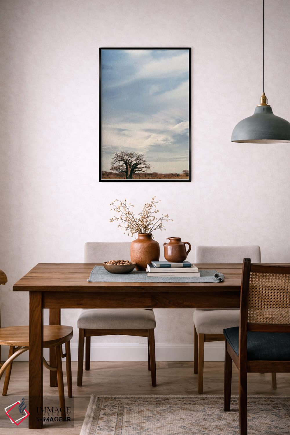 تابلو دکوراتیو بائوباب نای نای V اثر کلاوس تیدگه - D6B