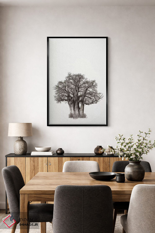 تابلو مینیمال میراث بائوباب ۳ اثر کلاوس تیدگه - D3B