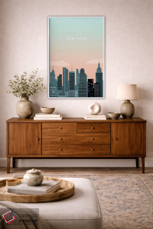 تابلو دکوراتیو نیویورک اثر کاتینکا رینکه - D2W