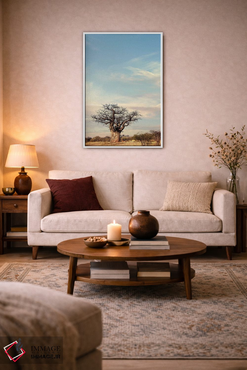 تابلو دکوراتیو بائوباب نای نای IV اثر کلاوس تیدگه - D3W