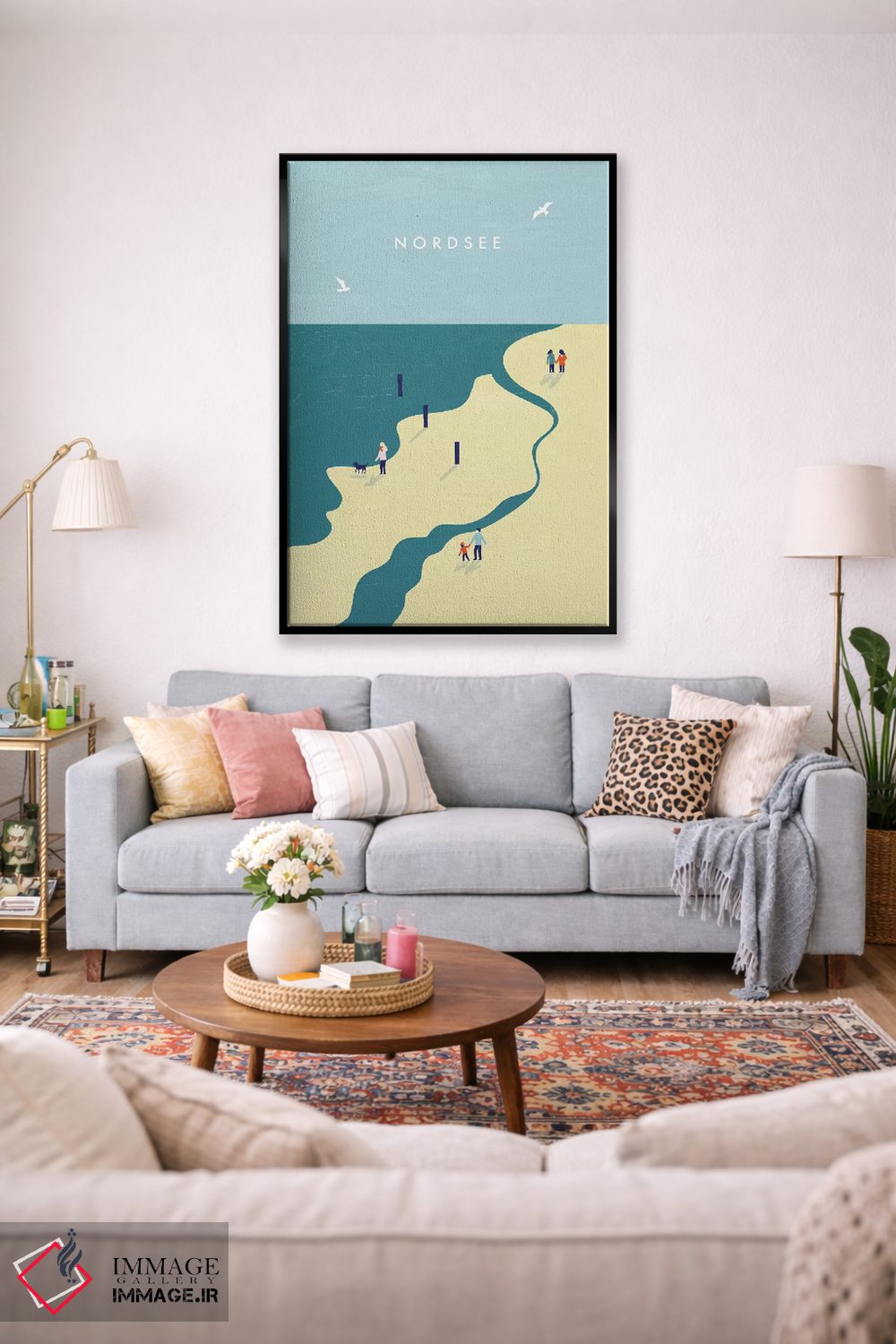 تابلو دکوراتیو دریای شمال اثر کاتینکا رینکه - D2B