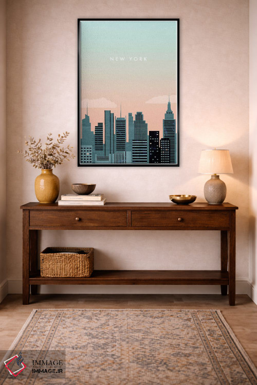 تابلو دکوراتیو نیویورک اثر کاتینکا رینکه - D4B