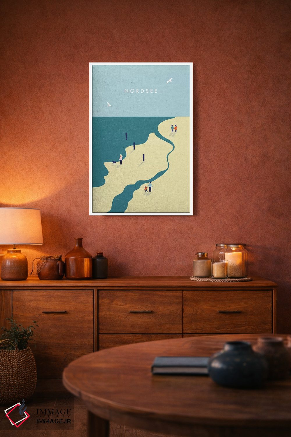 تابلو دکوراتیو دریای شمال اثر کاتینکا رینکه - D4W