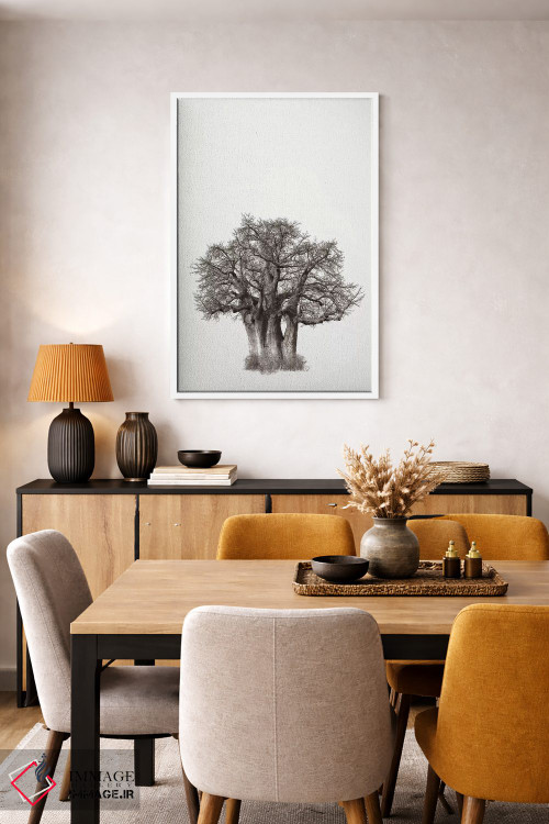 تابلو مینیمال میراث بائوباب ۳ اثر کلاوس تیدگه - D5W