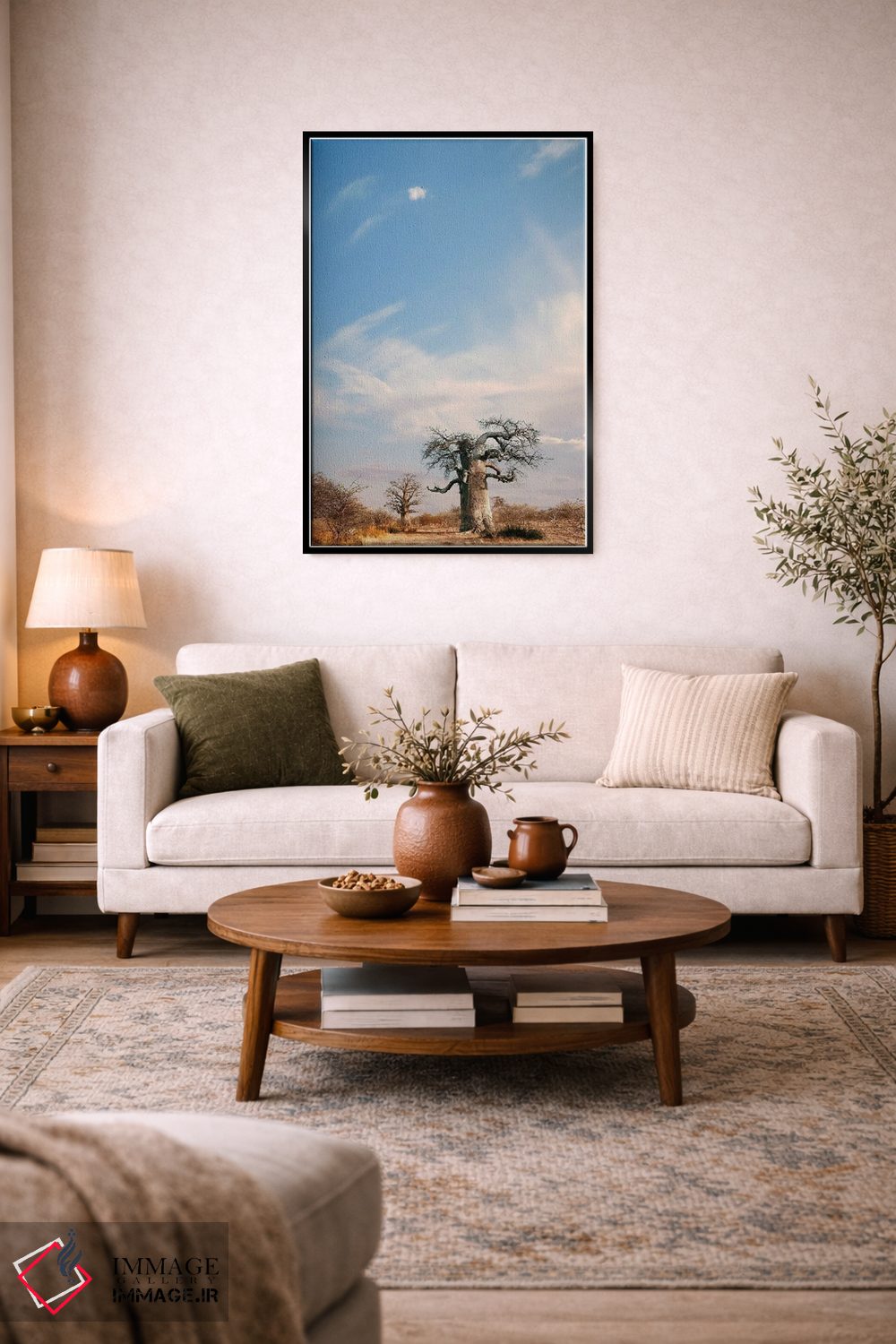 تابلو دکوراتیو بائوباب نای نای II اثر کلاوس تیدگه - D4B