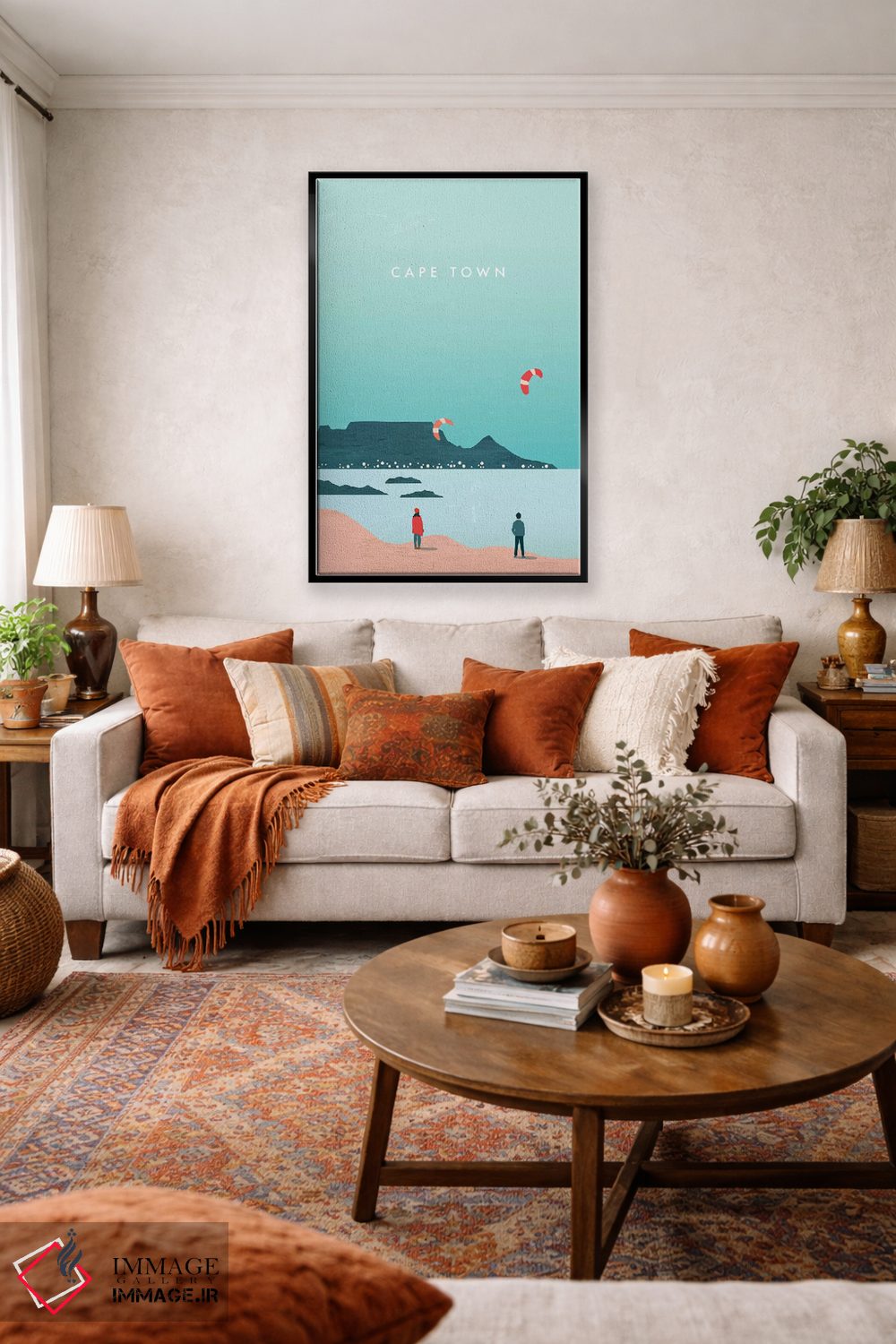 تابلو دکوراتیو کیپ تاون اثر کاتینکا رینکه - D4B