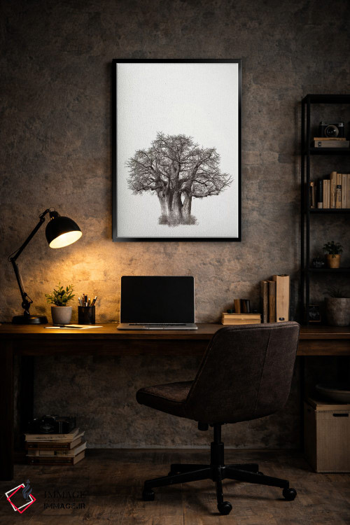 تابلو مینیمال میراث بائوباب ۳ اثر کلاوس تیدگه - D6B