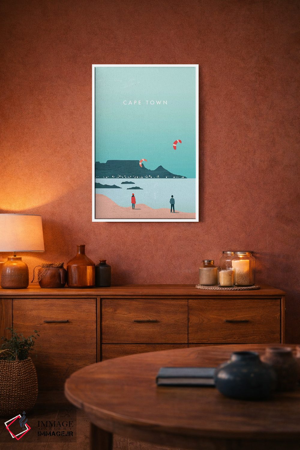 تابلو دکوراتیو کیپ تاون اثر کاتینکا رینکه - D3W