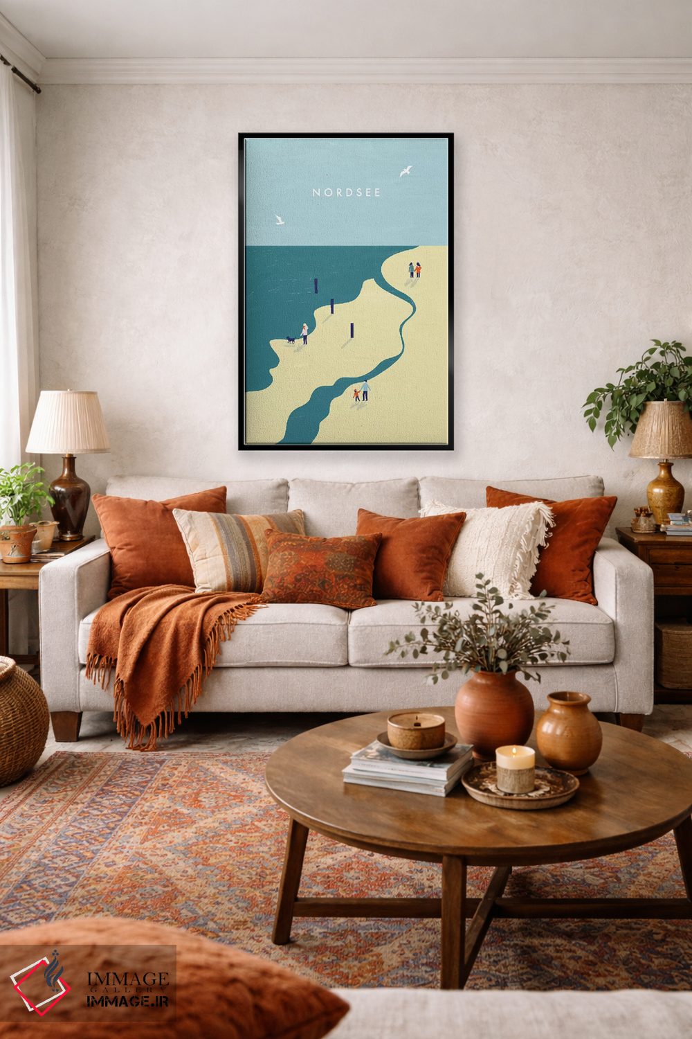 تابلو دکوراتیو دریای شمال اثر کاتینکا رینکه - D5B