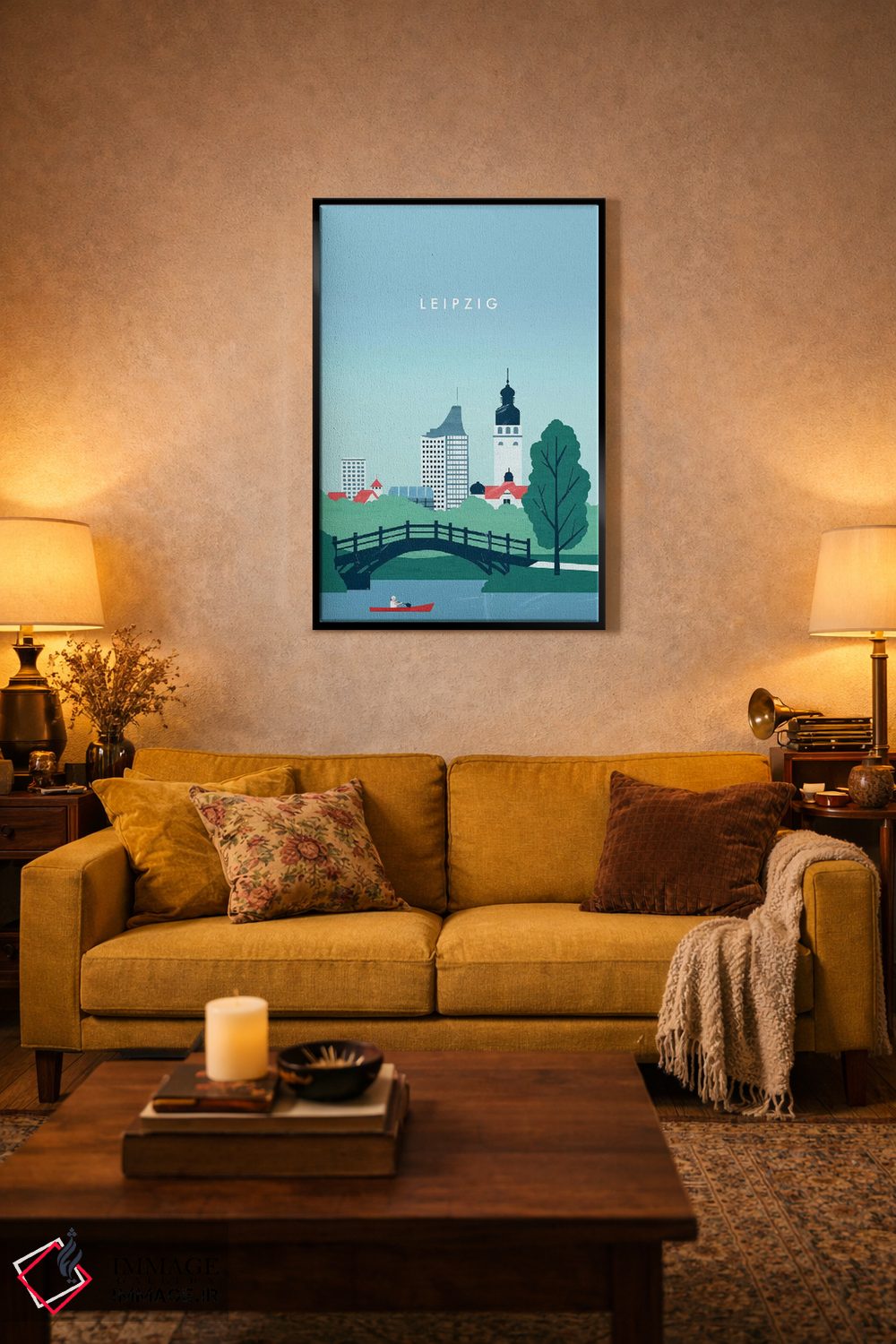 تابلو دکوراتیو لایپزیگ اثر کاتینکا رینکه - D4B