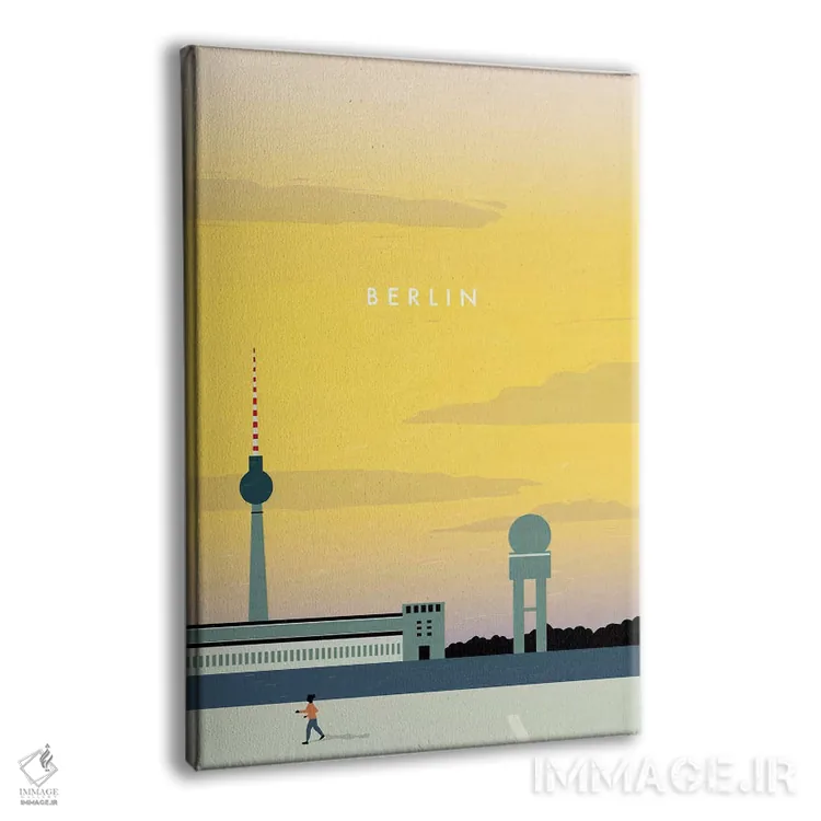 تابلو دکوراتیو برلین اثر کاتینکا رینکه - نمای پرسپکتیو محصول