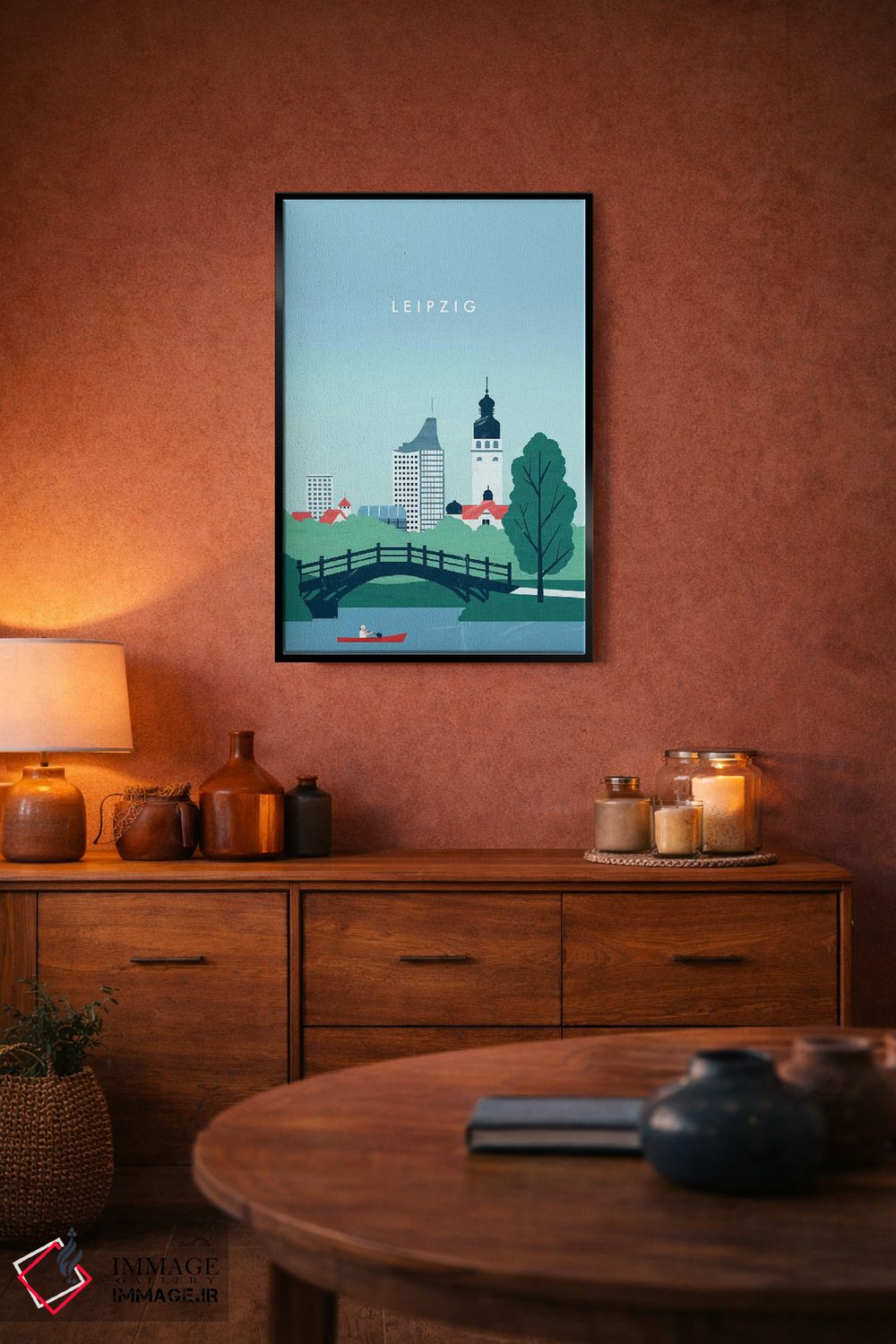 تابلو دکوراتیو لایپزیگ اثر کاتینکا رینکه - D5B