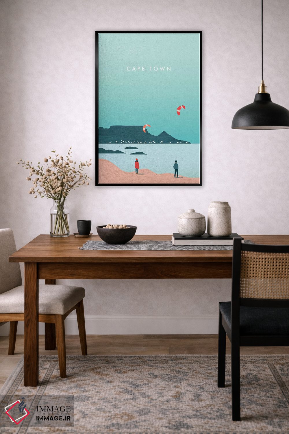 تابلو دکوراتیو کیپ تاون اثر کاتینکا رینکه - D6B