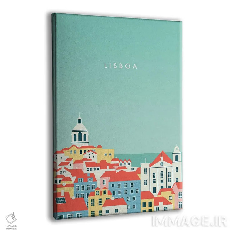 تابلو مدرن لیسبون اثر کاتینکا رینکه - نمای پرسپکتیو محصول