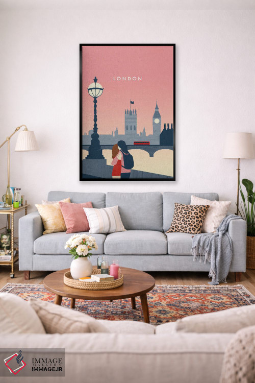 تابلو مدرن لندن ۱ اثر کاتینکا رینکه - D1B